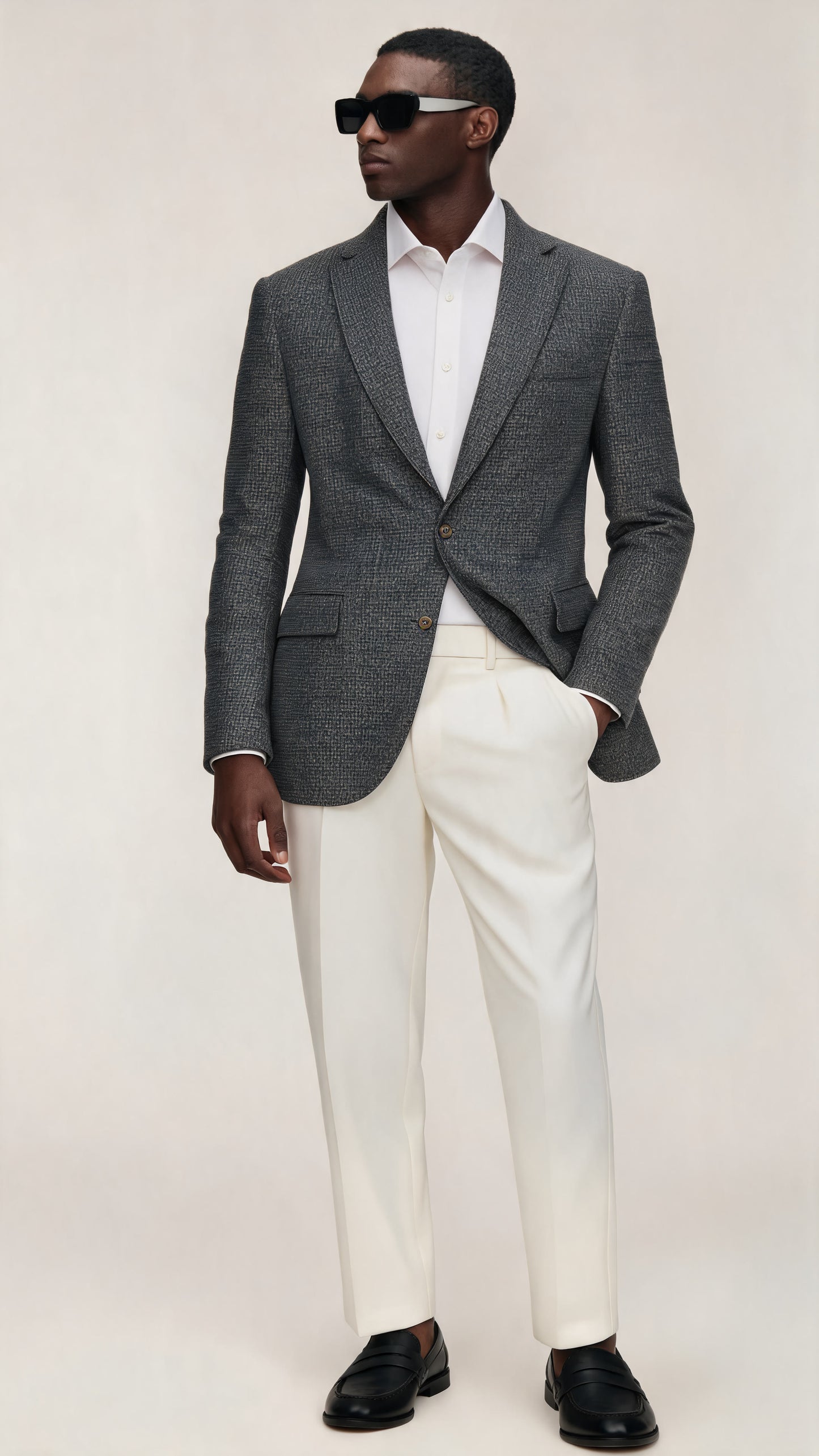 Unstructured Blazer - model image 2