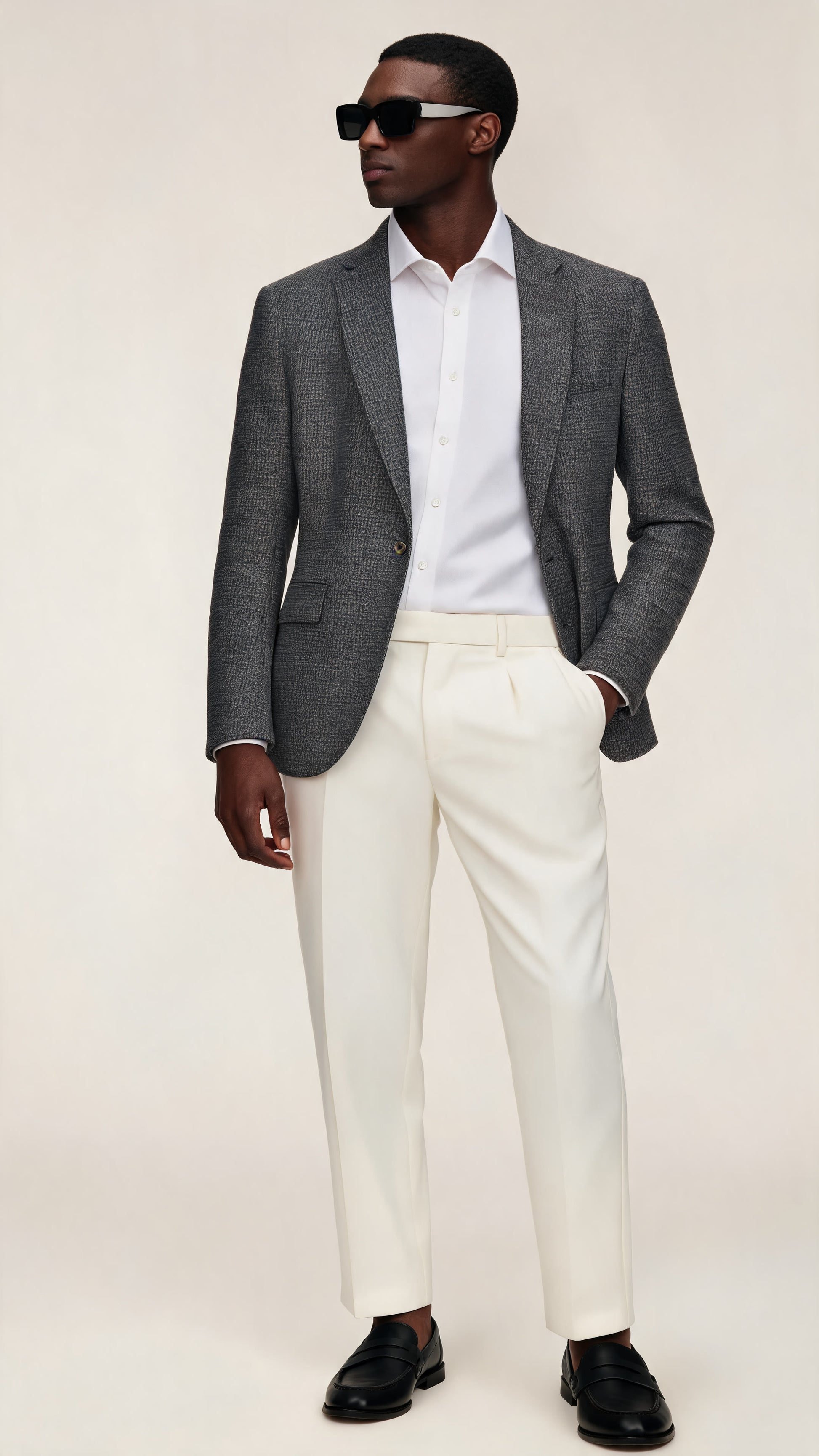 Unstructured Blazer - model image 3